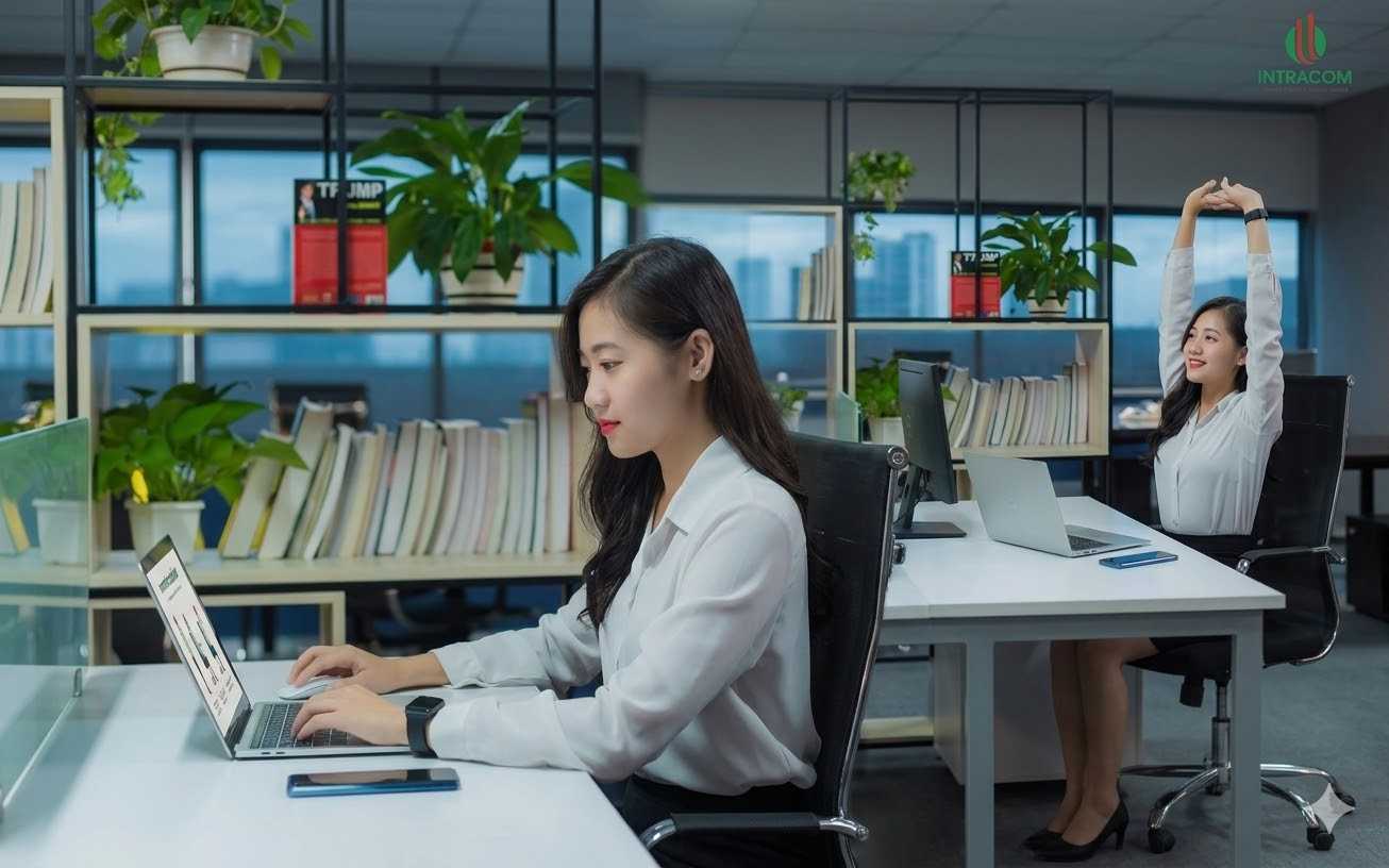 Bí quyết giữ tư thế ngồi đúng khi làm việc, hạn chế đau mỏi văn phòng