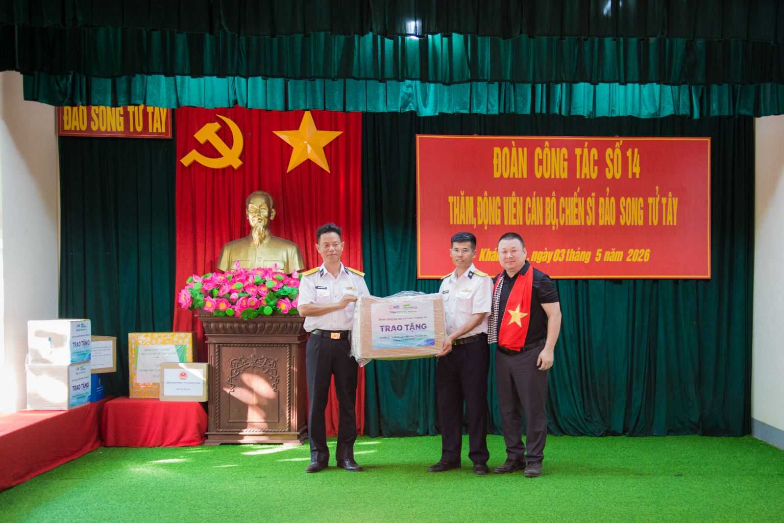 Thượng tá Chu Hải Công và câu chuyện niềm tin xanh nơi đầu sóng